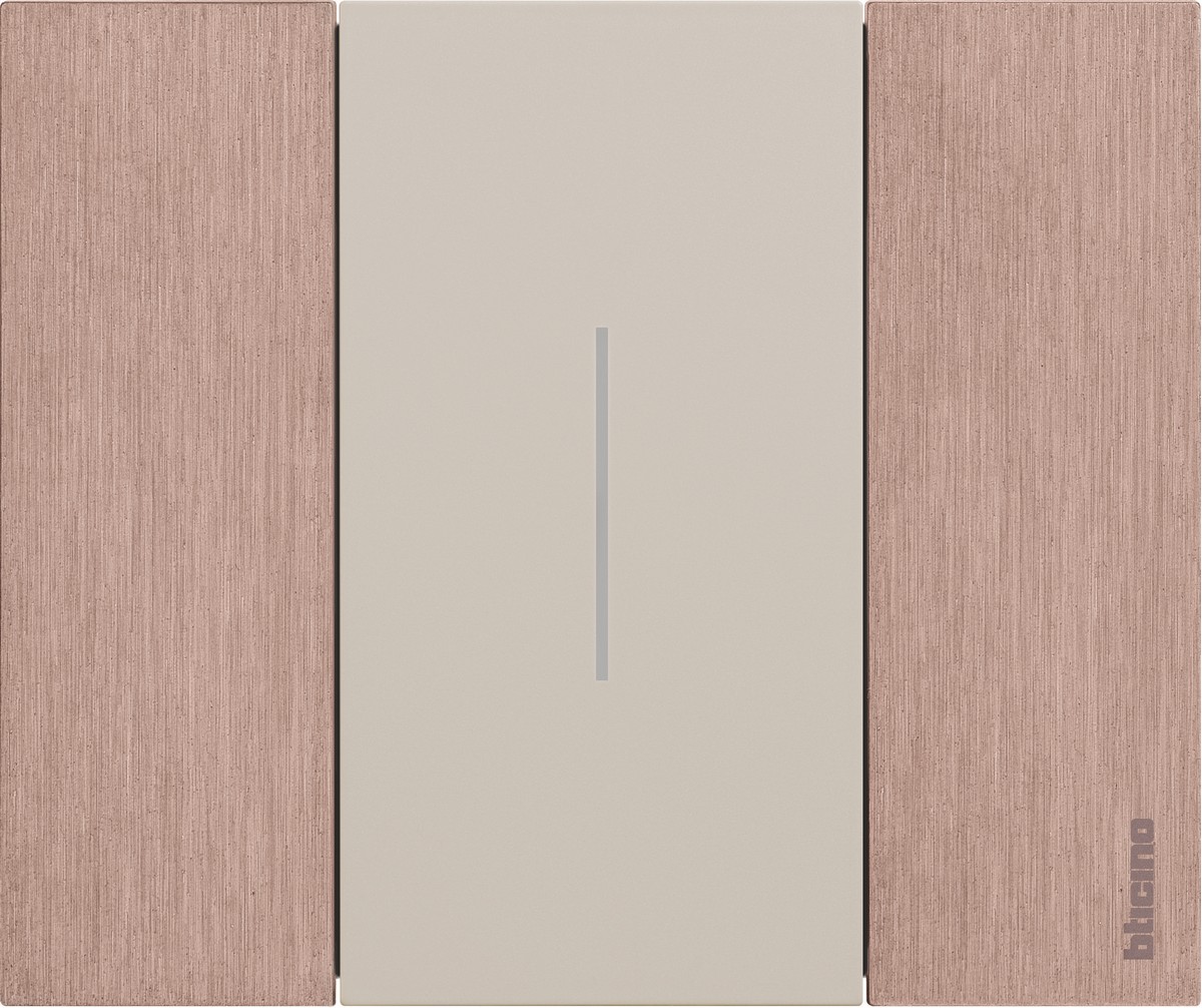 Bticino Living Now Рамки Рамка BT Living now Медь немецкий стандарт 2 мод KA4802ZM