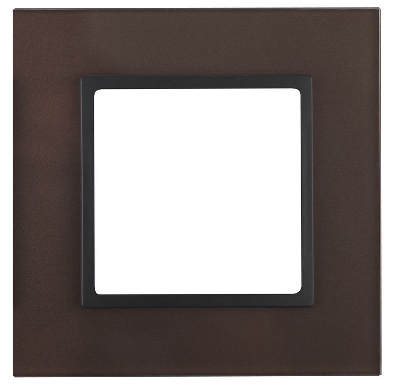 Рамки ЭРА Elegance Рамка ЭРА Elegance Бронза/антрацит Стекло 1-ая 14-5101-13 Б0034475