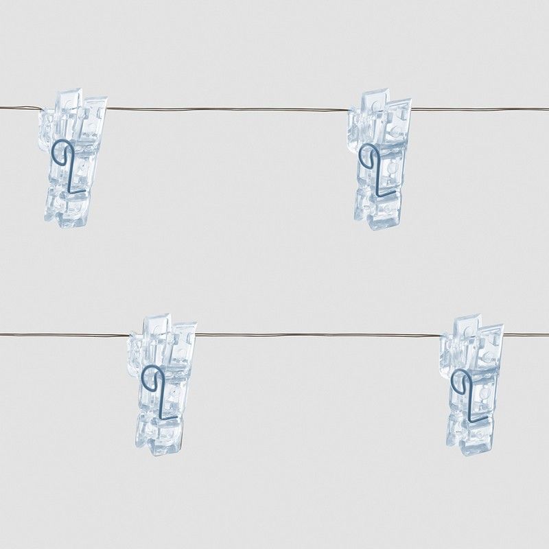 Гирлянда линейная Feron CL573 Прищепки статичная 1.8м USB 5000K 41651