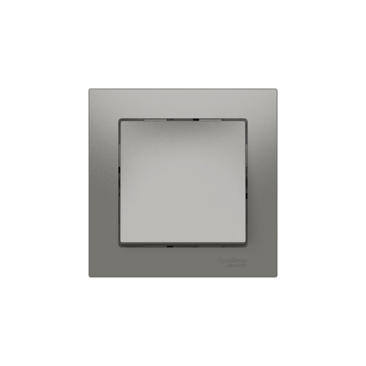 AtlasDesign Сталь Выключатель SE AtlasDesign Сталь 1-клавишный в сборе быстрозажим. клем. ATN000912S