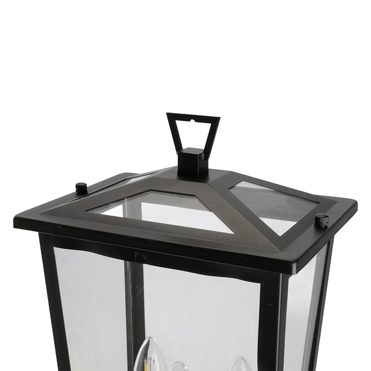 Уличные светильники столб Светильник садово-парковый Feron PL757 столб E14 черный 51283 