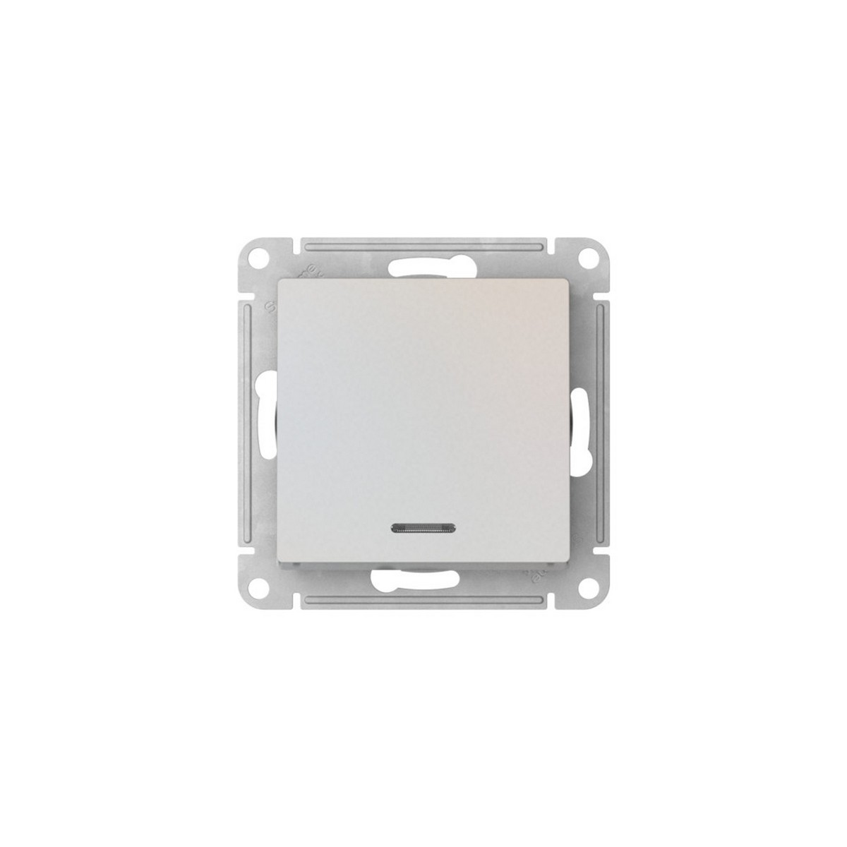 AtlasDesign Жемчуг Переключатель SE AtlasDesign Жемчуг 1-кл с подсветкой быстрозажим. клем. ATN000463S