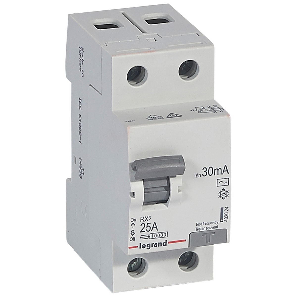 Legrand УЗО Legrand RX3 2P 25A 30mA (AC) 402024 