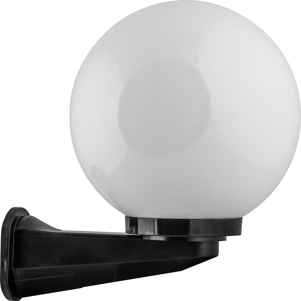 Уличные настенные светильники Светильник садово-парковый Feron НБУ 01-60-251 шар ПМАА E27 230V молочно-белый 11582