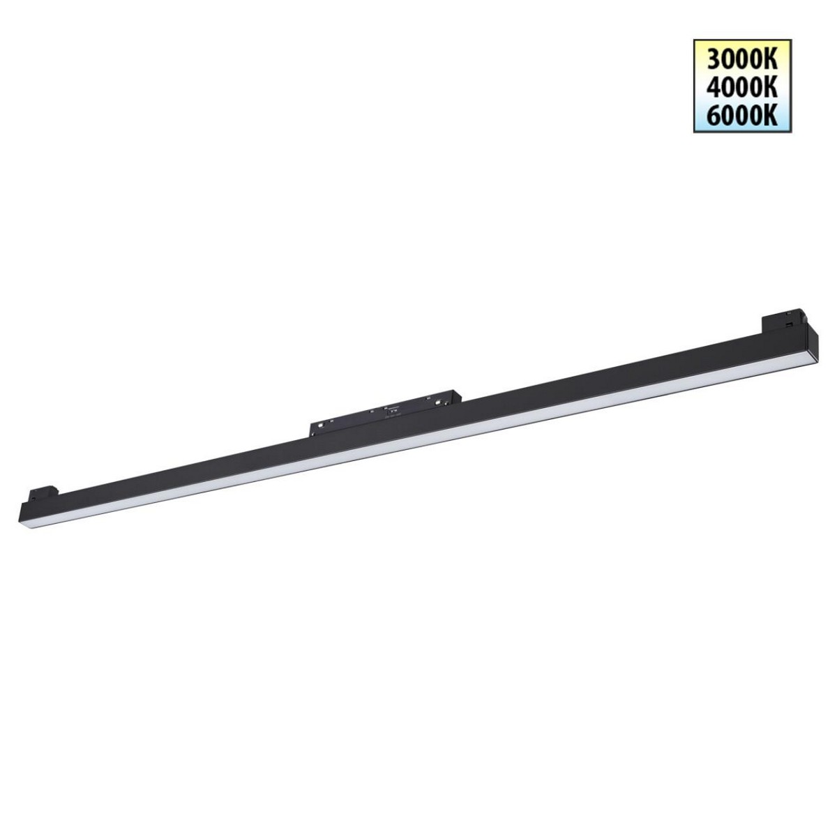 Трековые светодиодные светильники Трековый светильник для низков. шинопровода с переключателем цветовой темперетуры NOVOTECH 359621 FLUM