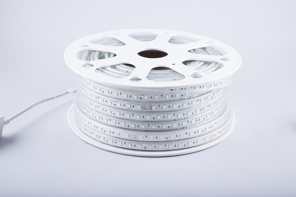 Светодиодная лента RGB Лента светодиодная Feron LS706 60SMD(5050)/м 11Вт/м 220V IP65 RGB 50 метров (цена за метр) 32718 