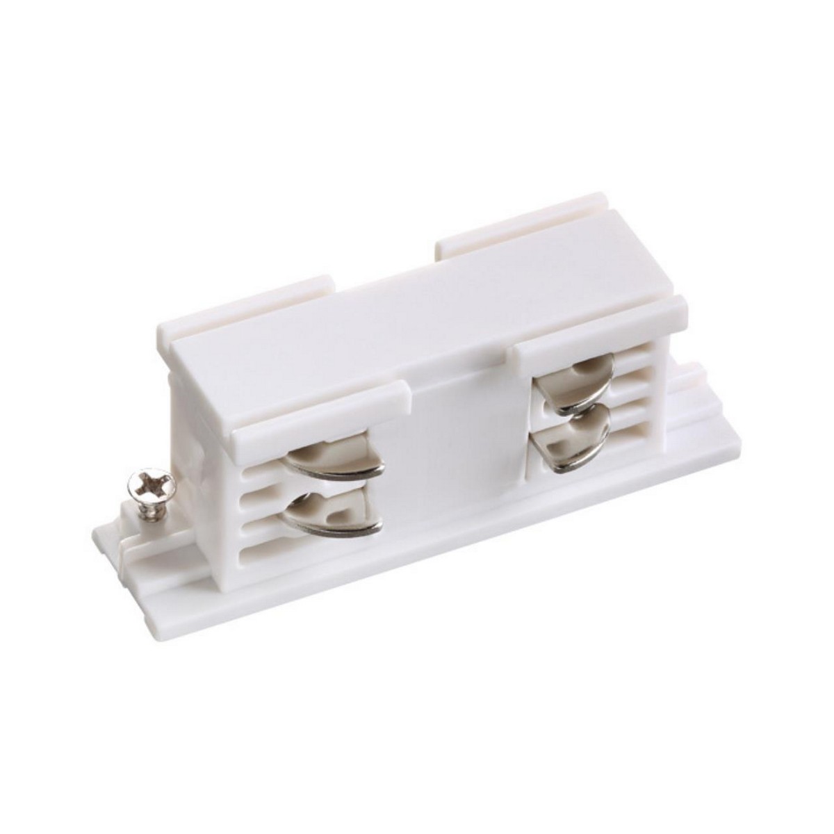 Трековые светодиодные светильники Соединитель прямой внутренний с токопроводом для трёхфазного шинопровода NOVOTECH 135042