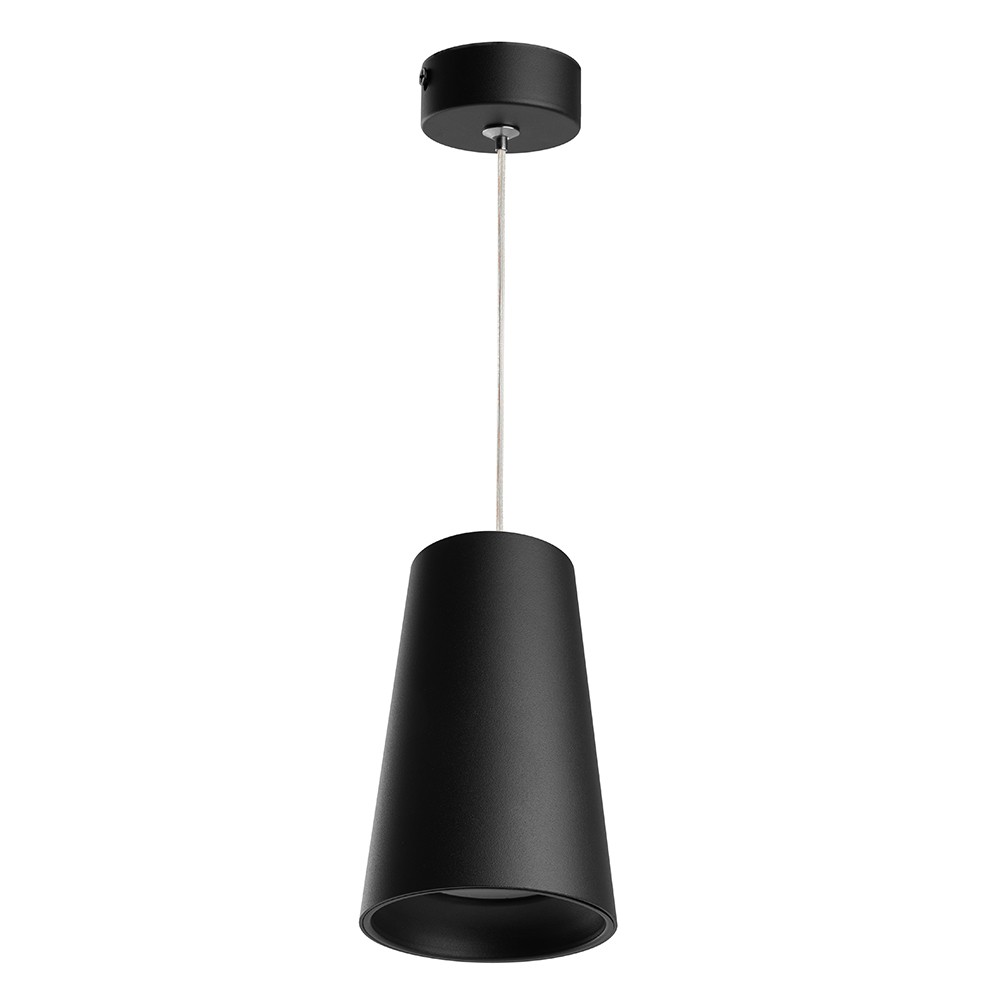 Подвесные светодиодные светильники Светильник подвесной Feron ML1838 Barrel BELL levitation MR16 черный 48421 