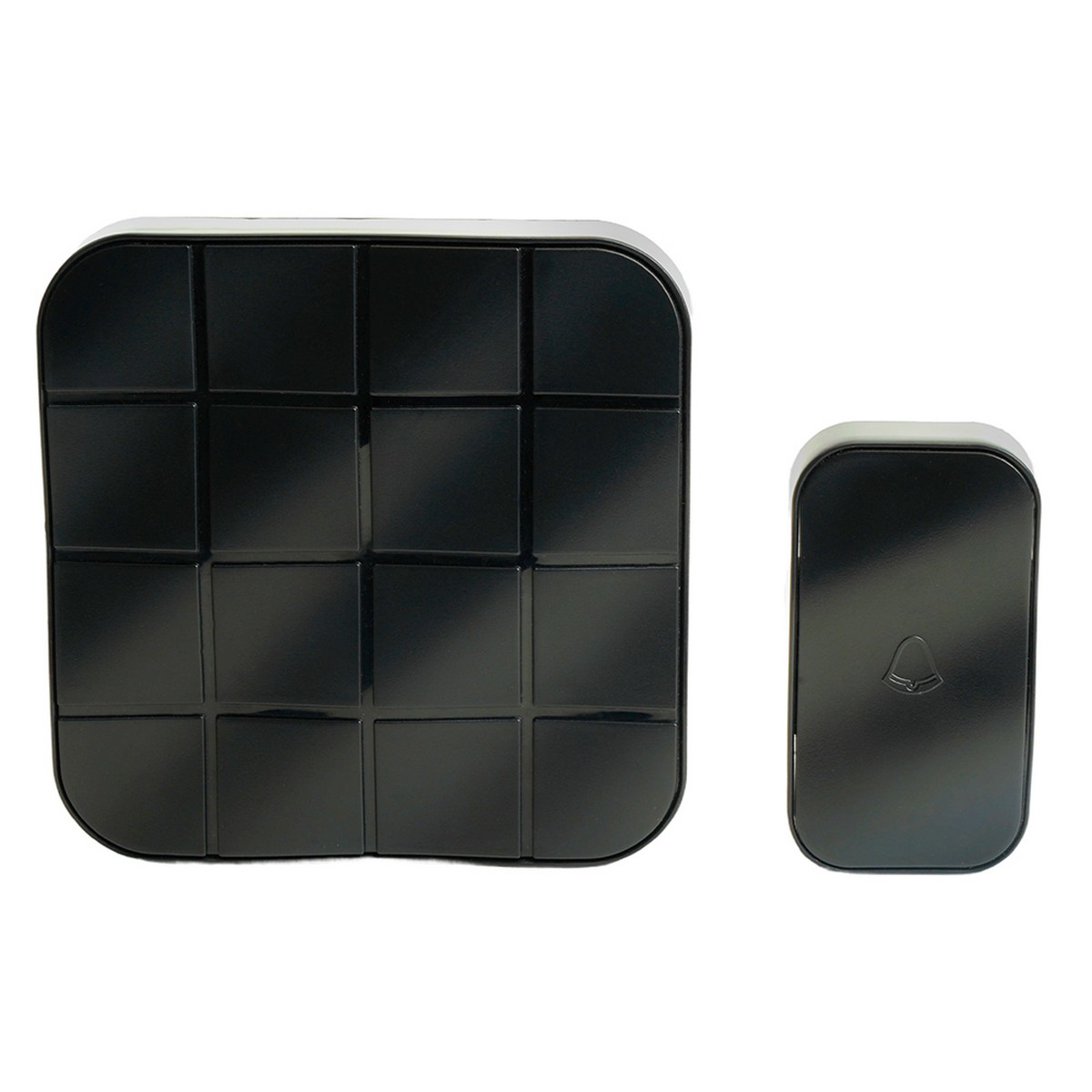 Беспроводные дверные звонки Звонок дверной беспроводной Feron E-378 10 мелодий с регулировкой громкости чёрный до 100м кнопка IP44 51431 