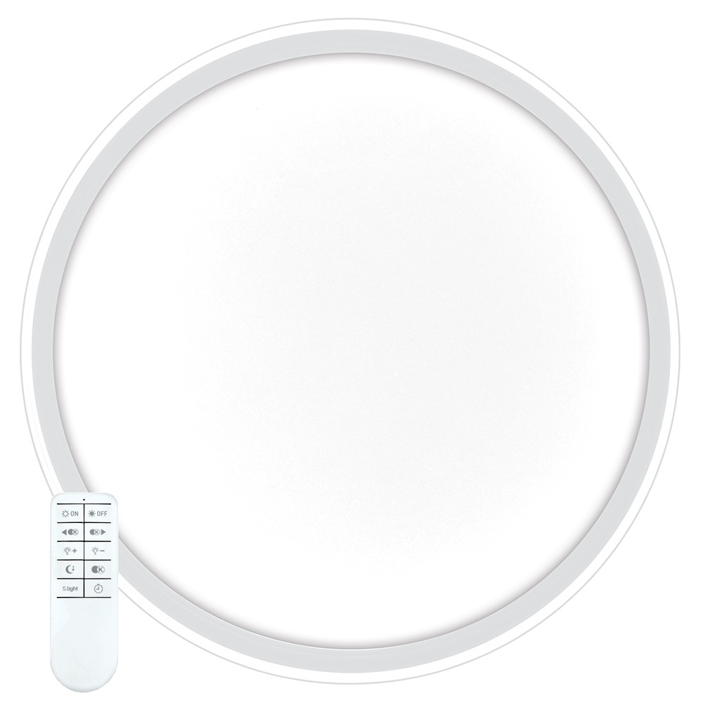 Управляемые светодиодные светильники и люстры Светодиодный управляемый светильник накладной Feron AL5800 RING тарелка 100W 3000К-6500K 41558