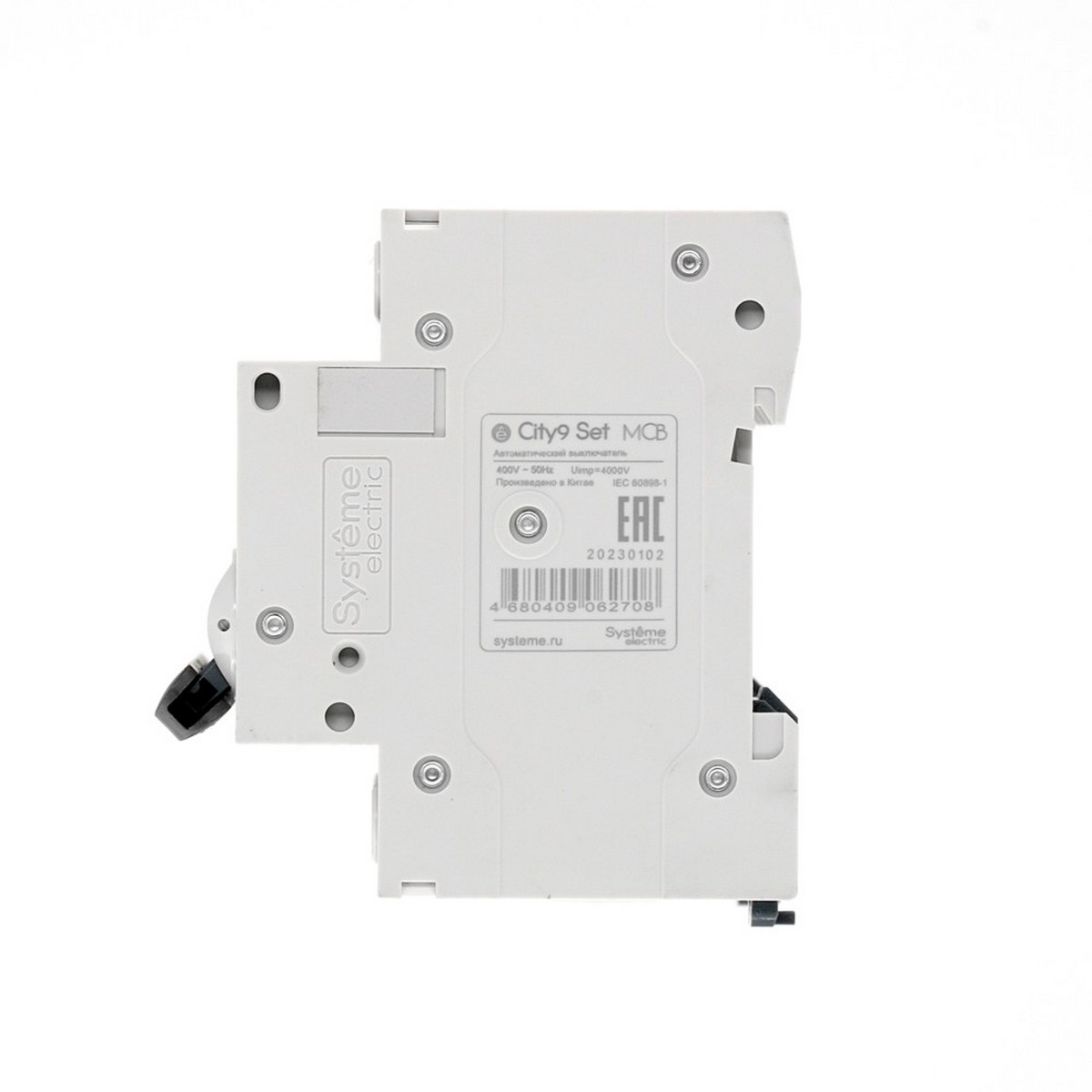 4 полюсные (четырехполюсные) Автоматический выключатель SE City9 Set (АВ) С 63А 4P 4.5kA 400В C9F34463 