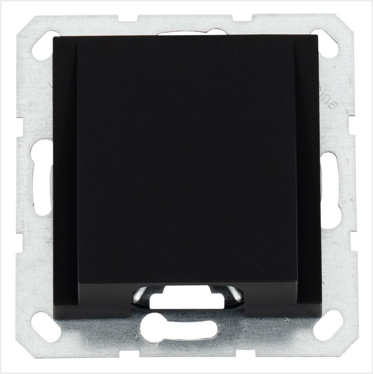 JASMART G - розетки и выключатели Вывод кабеля JASMART Черный матовый (soft touch) G8210PB