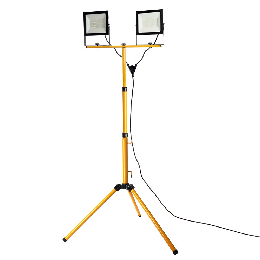 Прожекторы светодиодные Светодиодный прожектор Feron LL-504 на штативе IP65 2*70W 6400K 41544