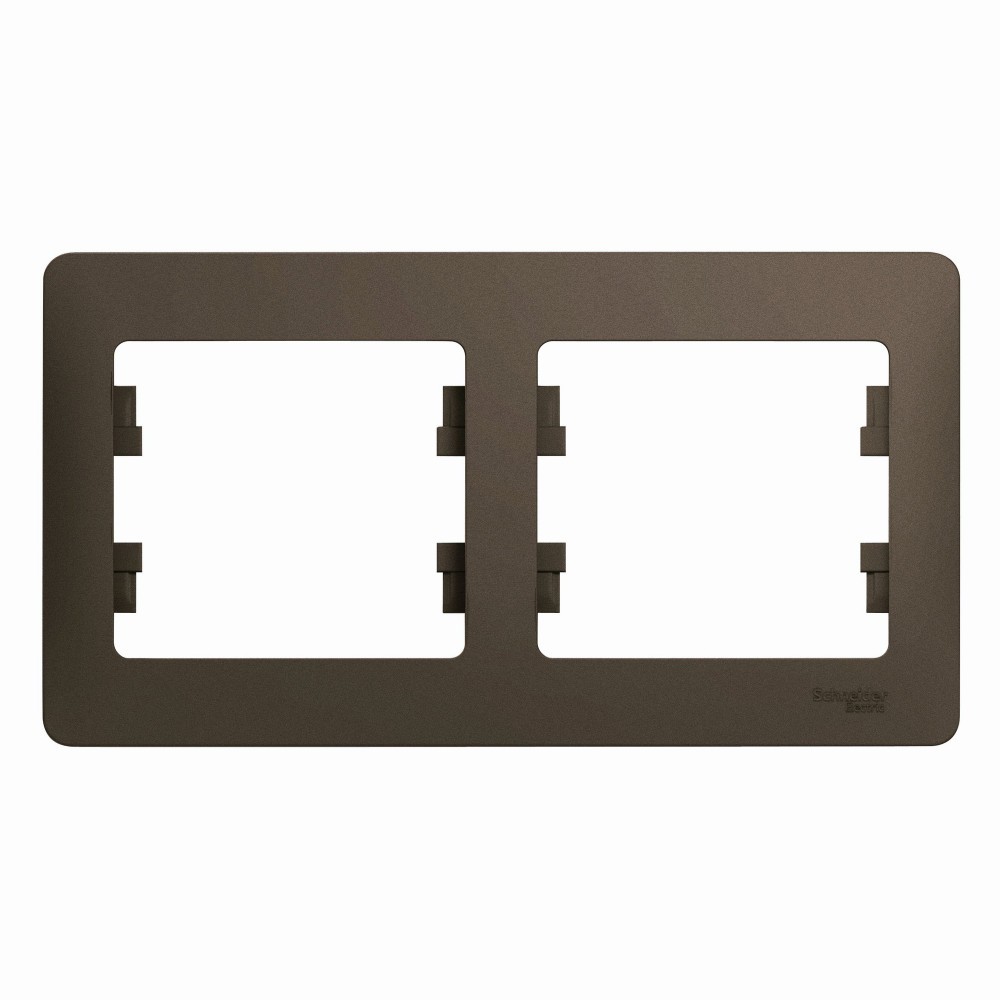 Glossa Шоколад Рамка Systeme Electric Glossa Шоколад 2-я, горизонтальная GSL000802