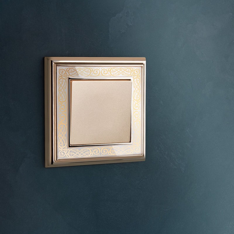 Werkel Шампань механизмы Выключатель Werkel одноклавишный (шампань) W1110011