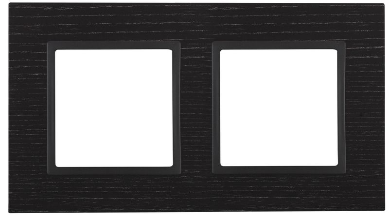 Рамки ЭРА Elegance Рамка ЭРА Elegance Черн.дерево/антрацит Дерево 2-ая 14-5302-05 Б0034571