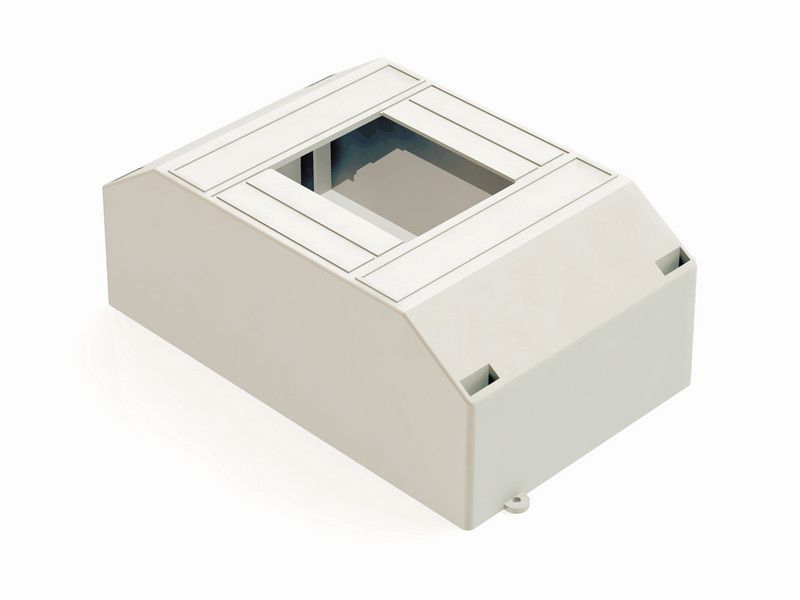 Пластиковые боксы и щиты Dekraft Корпус пластиковый Dekraft ЩРН-П-2/4 навесной 2-4 мод. IP30 БЕЛЫЙ 31031DEK