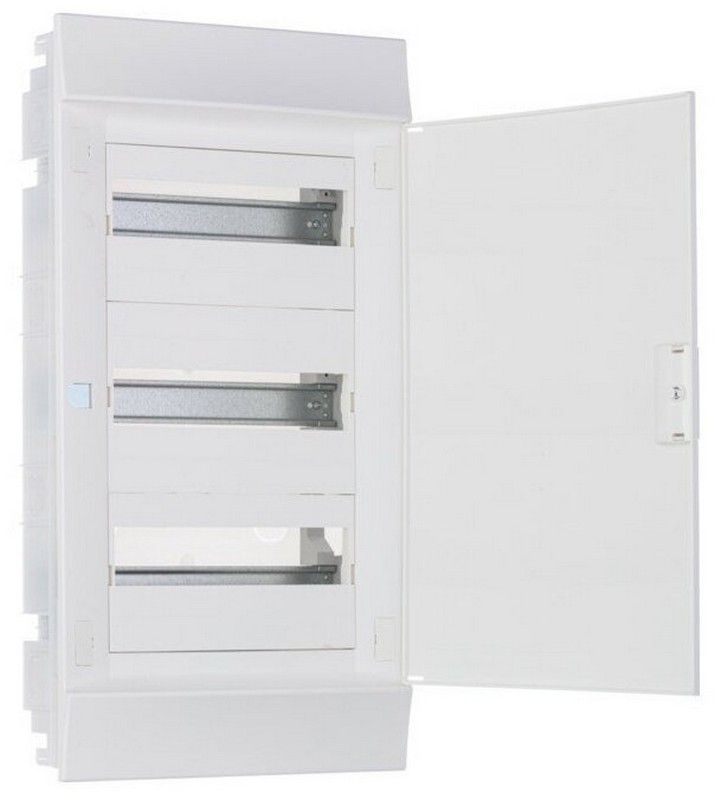 Щиты и боксы ABB Mistral41 Бокс в нишу ABB Mistral41 54М непрозрачная дверь (c клемм) 1SLM004101A1109