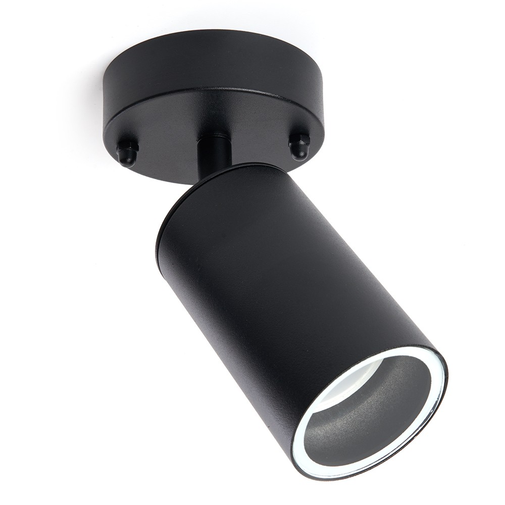 Уличные настенные светильники Светильник садово-парковый Feron DH1704 на стену GU10 230V черный (на стену) 48322