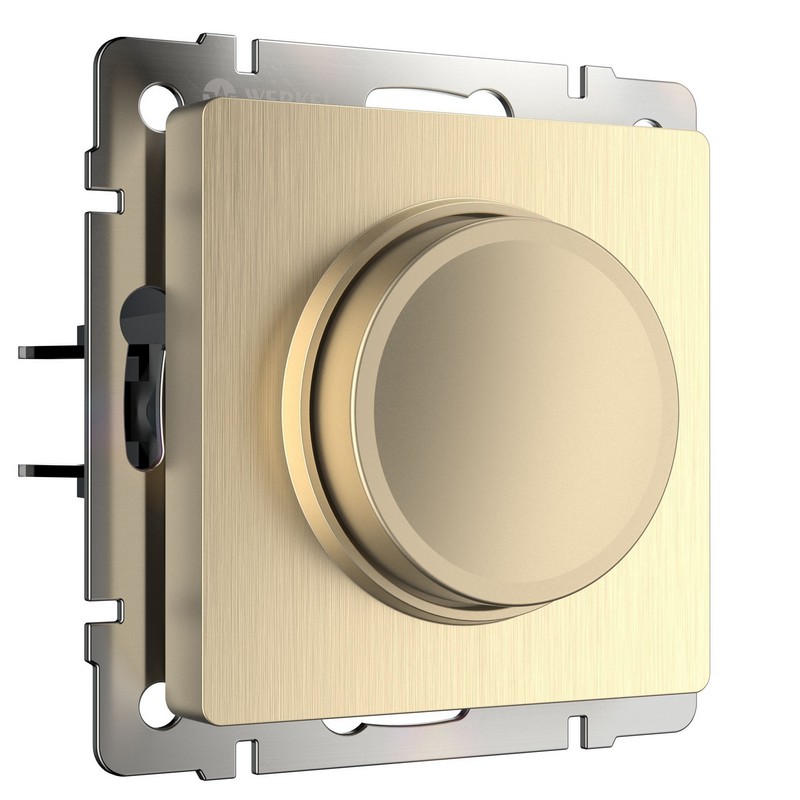 Werkel Шампань рифленный механизмы Диммер Werkel (шампань рифленый) W1142010