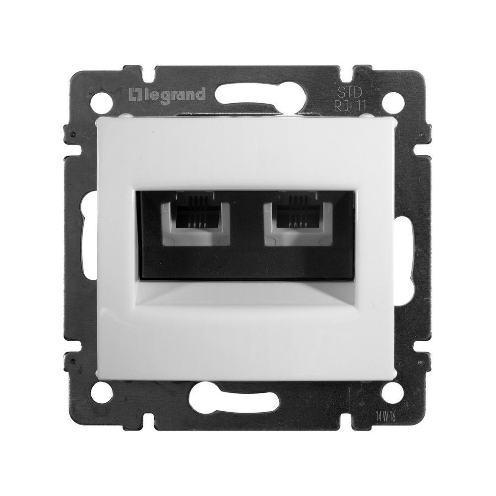 Legrand Valena Classic Белый Розетка телефонная Legrand Valena белый 2-ая 774439