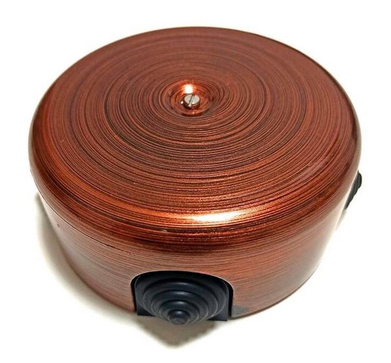 Bironi Лизетта - Ретро розетки и выключатели Распред.коробка BIRONI Медный век 110*35мм (4 ввода в комплекте) B1-522-16-K