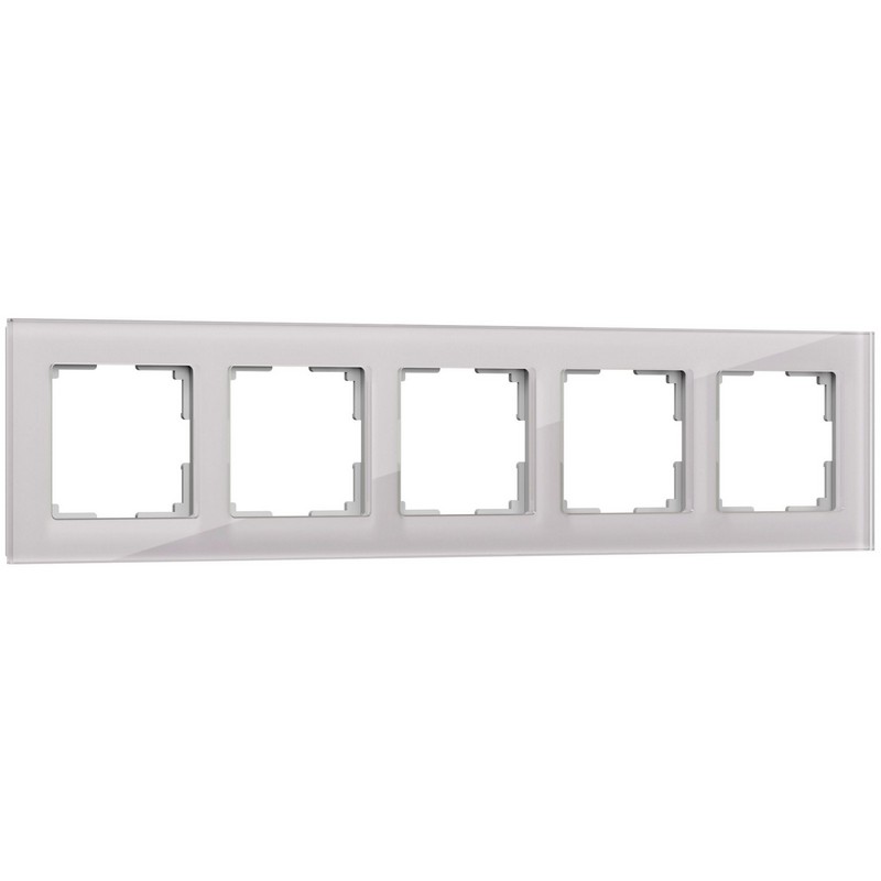 Рамки Werkel Favorit Рамка Werkel Favorit на 5 постов (дымчатый,стекло) W0051117