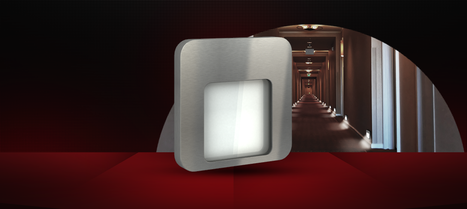 Встраиваемые светодиодные светильники Светильник для лестницы Zamel MOZA Золото/Тепл.бел. 230V AC 01-221-42 