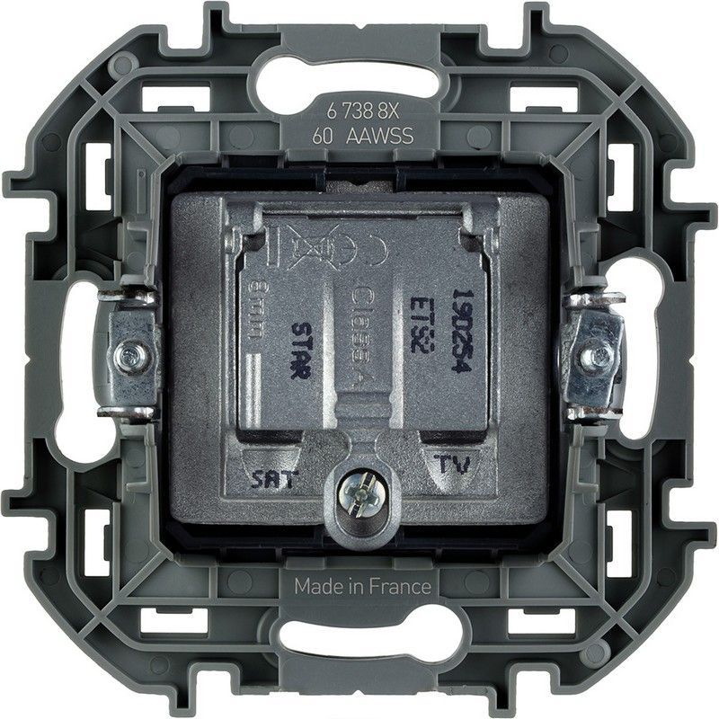 Legrand Inspiria Слоновая кость TV/SAT розетка Legrand INSPIRIA Слоновая кость звезда 673881