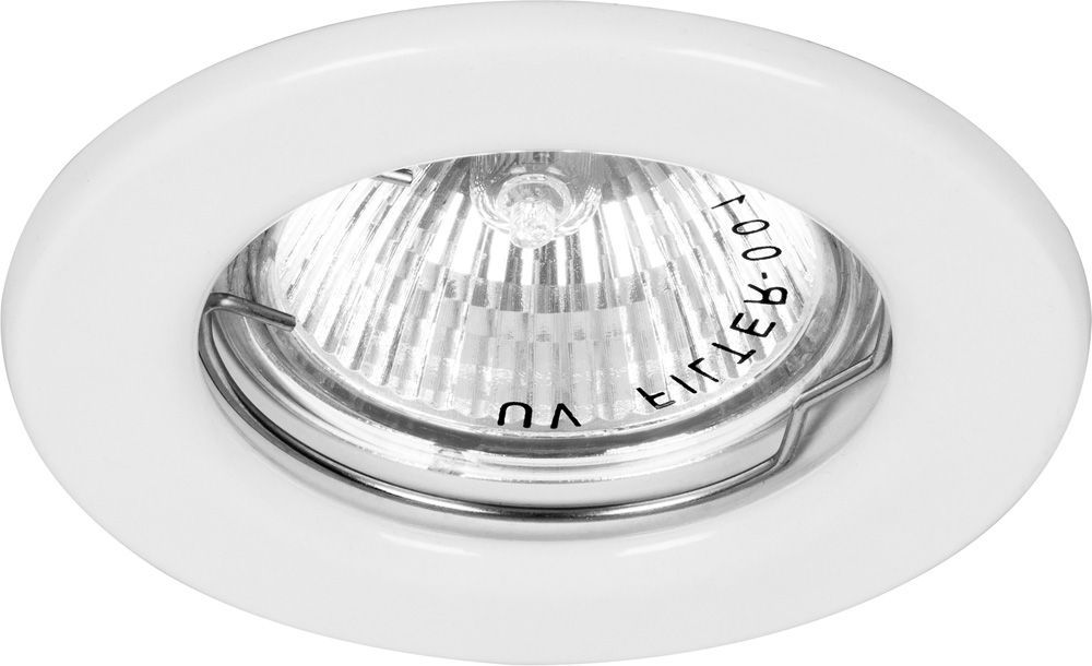 Встраиваемые светодиодные светильники Светильник встраиваемый Feron DL10 потолочный белый MR16 G5.3 15109