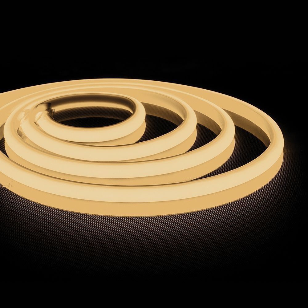 Светодиодная лента белая теплая Термостойкая светодиодная лента Feron SMD2835 Теплый белый 180LED/m IP68 12в (упак.5м)