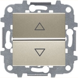 Механизмы ABB Zenit Шампань Электронный выключатель жалюзи АВВ Зенит (шампань)