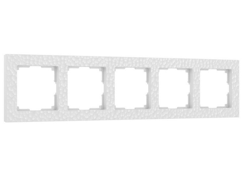 Рамки Werkel Hammer Рамка Werkel на 5 постов Hammer (белый) W0052401