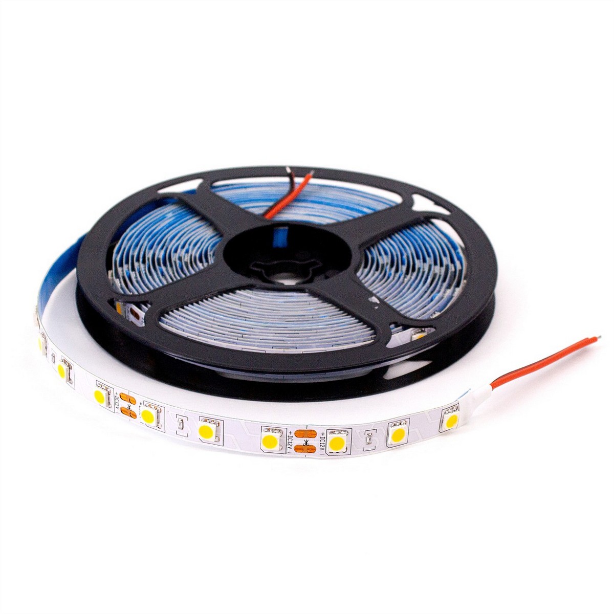 Светодиодная лента белая нейтральная Лента светодиодная LEEK 5050-60 14,4Вт 4000K IP20 24В (5м) LE010623-005