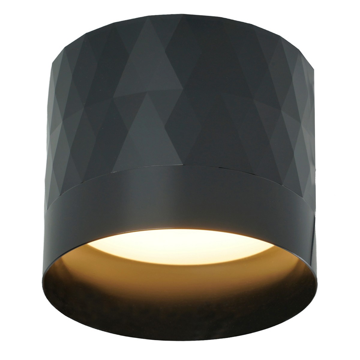 Светильники споты светодиодные Светильник потолочный Feron HL388 Barrel PRISM GX53 12W 230V черный 48802 