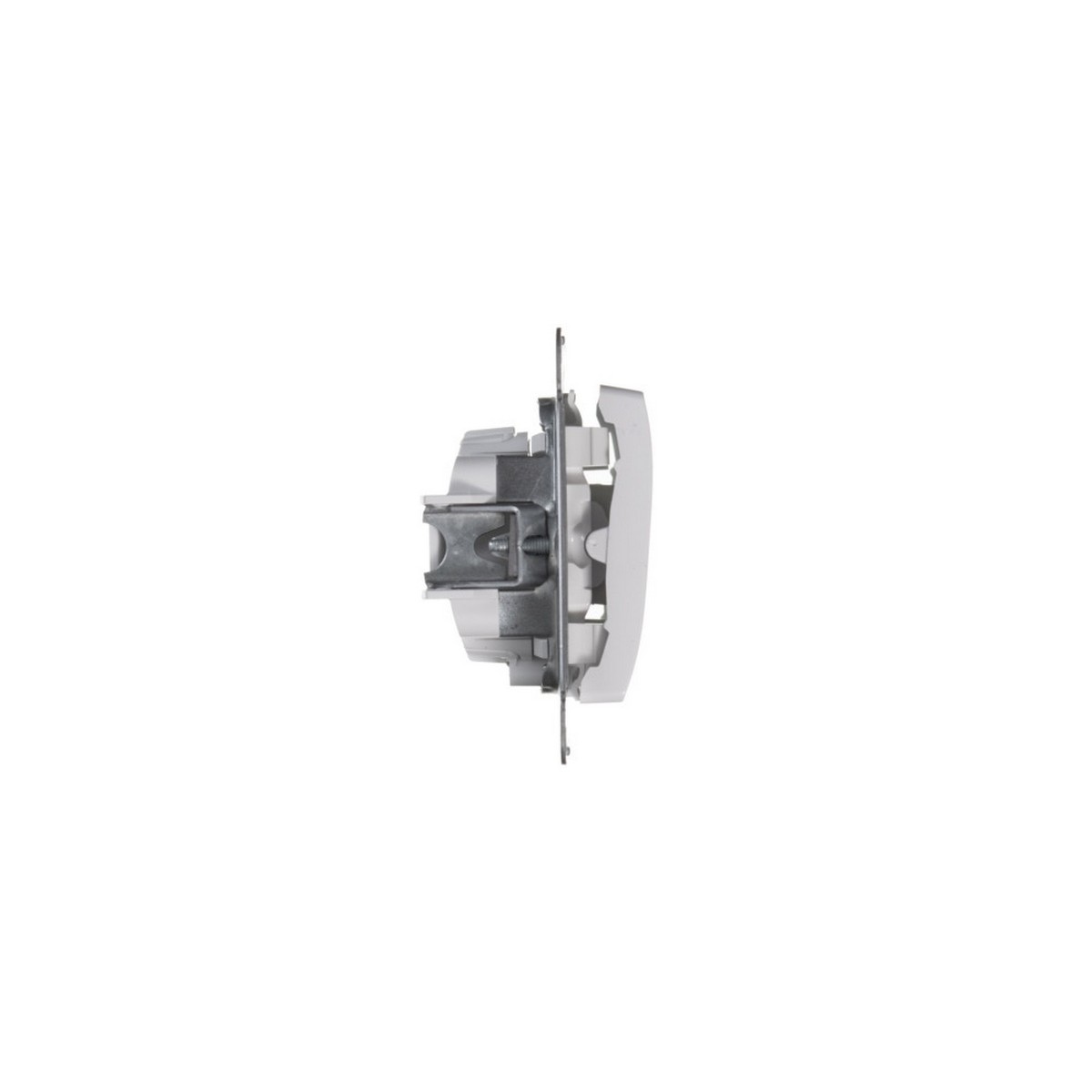 Glossa Белый Переключатель Systeme Electric Glossa Белый 1-клавишный с подсветкой, сх.6а GSL000163