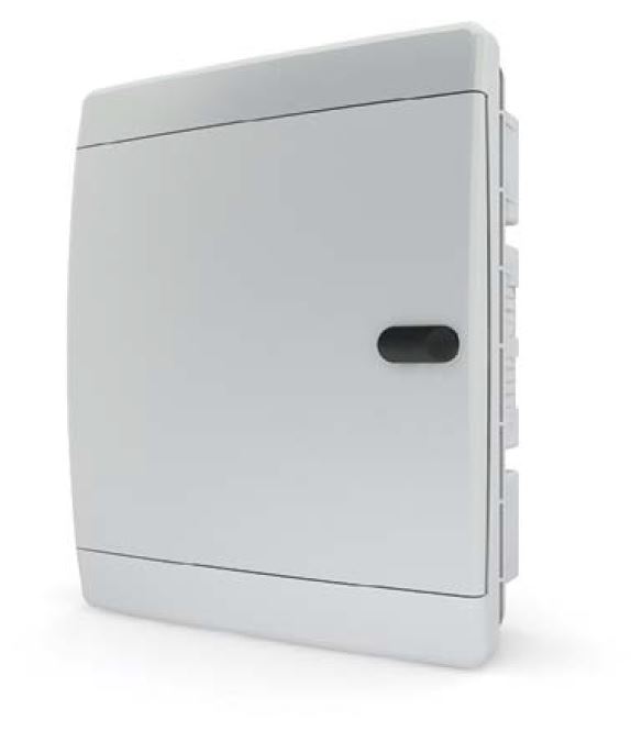 Пластиковые боксы и щиты Tekfor Щит распределительный Tekfor CVN 40-18-1 на 18 мод, встраиваемый IP41, белая дверца