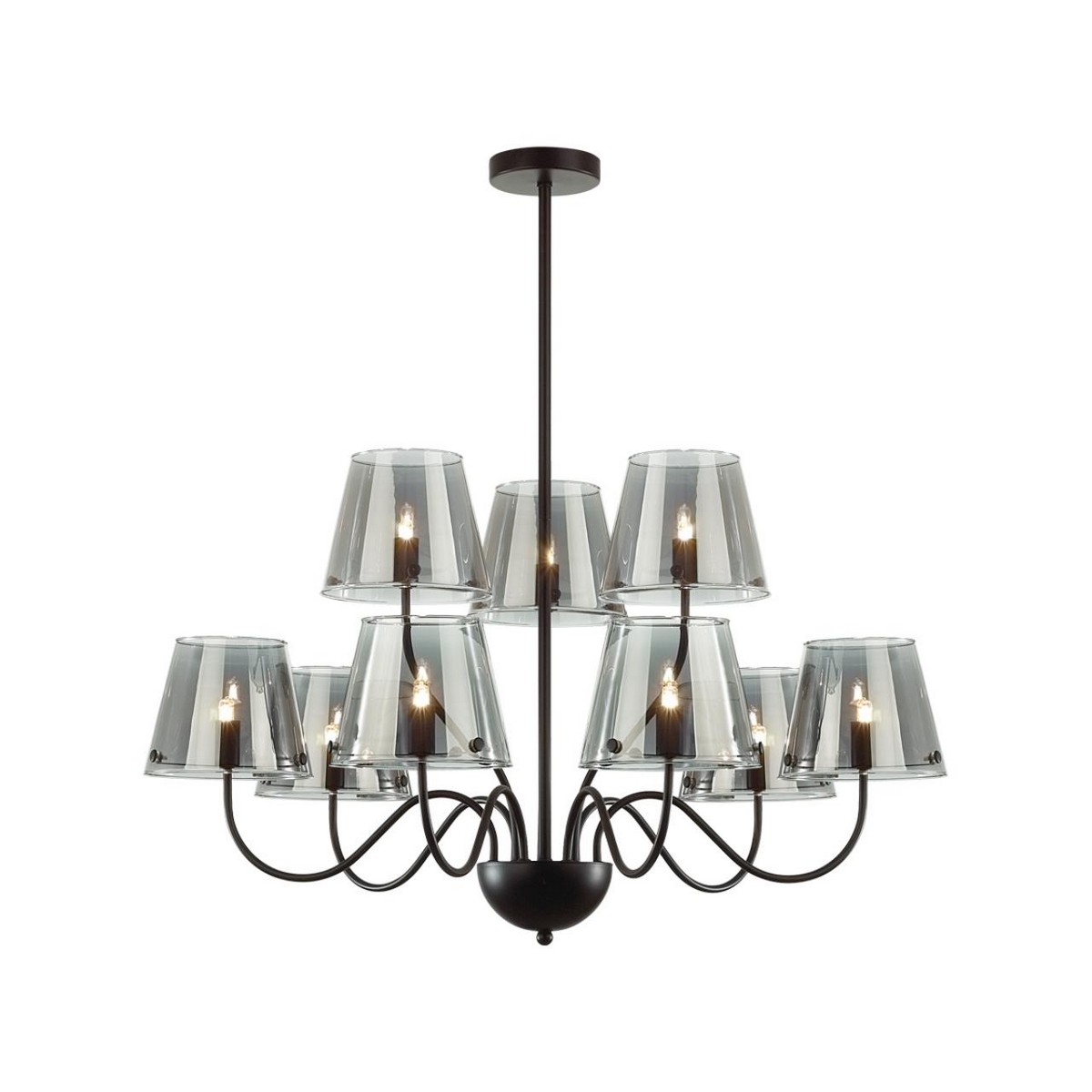 Люстры Люстра потолочная LUMION 6570/9C SMOKY 