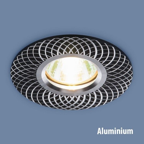 Светильники встраиваемые распродажа Алюминиевый точечный светильник Elektrostandard 2006 MR16 BK черный