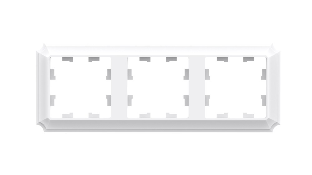 AtlasDesign Рамки Antique Рамка Systeme Electric AtlasDesign Antique Лотос 3-ая, универсальная ATN101303