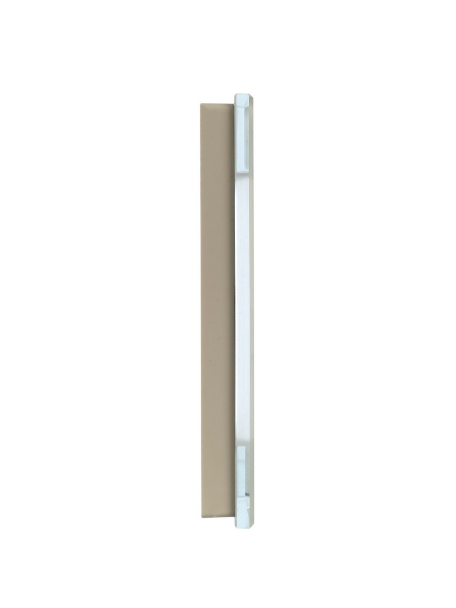 IEK Brite Рамки Рамка IEK BRITE 1-местная РУ-1-2-БрВа стекло ванильный BR-M12-G-K10