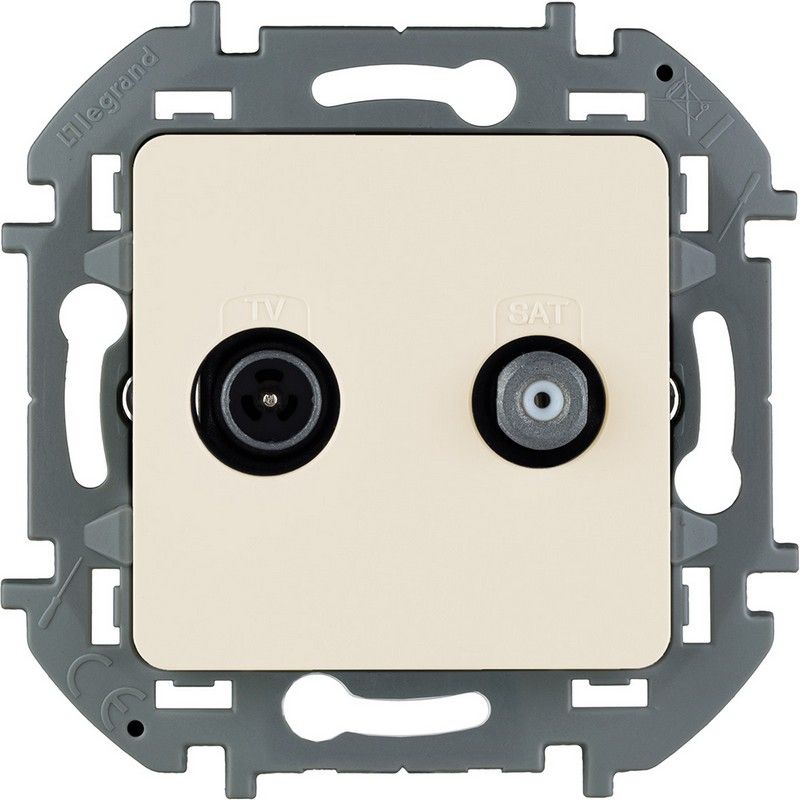 Legrand Inspiria Слоновая кость TV/SAT розетка Legrand INSPIRIA Слоновая кость звезда 673881