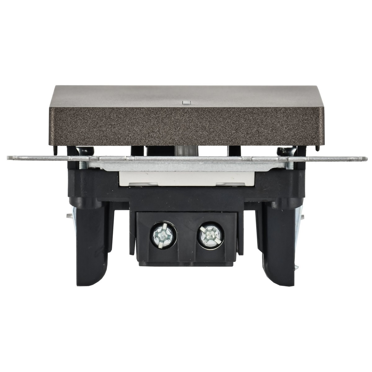 IEK Brite Бронза Выключатель IEK BRITE 1-клавишный с индикацией 10А ВС10-1-1-БрТБ темная бронза BR-V10-1-10-K45