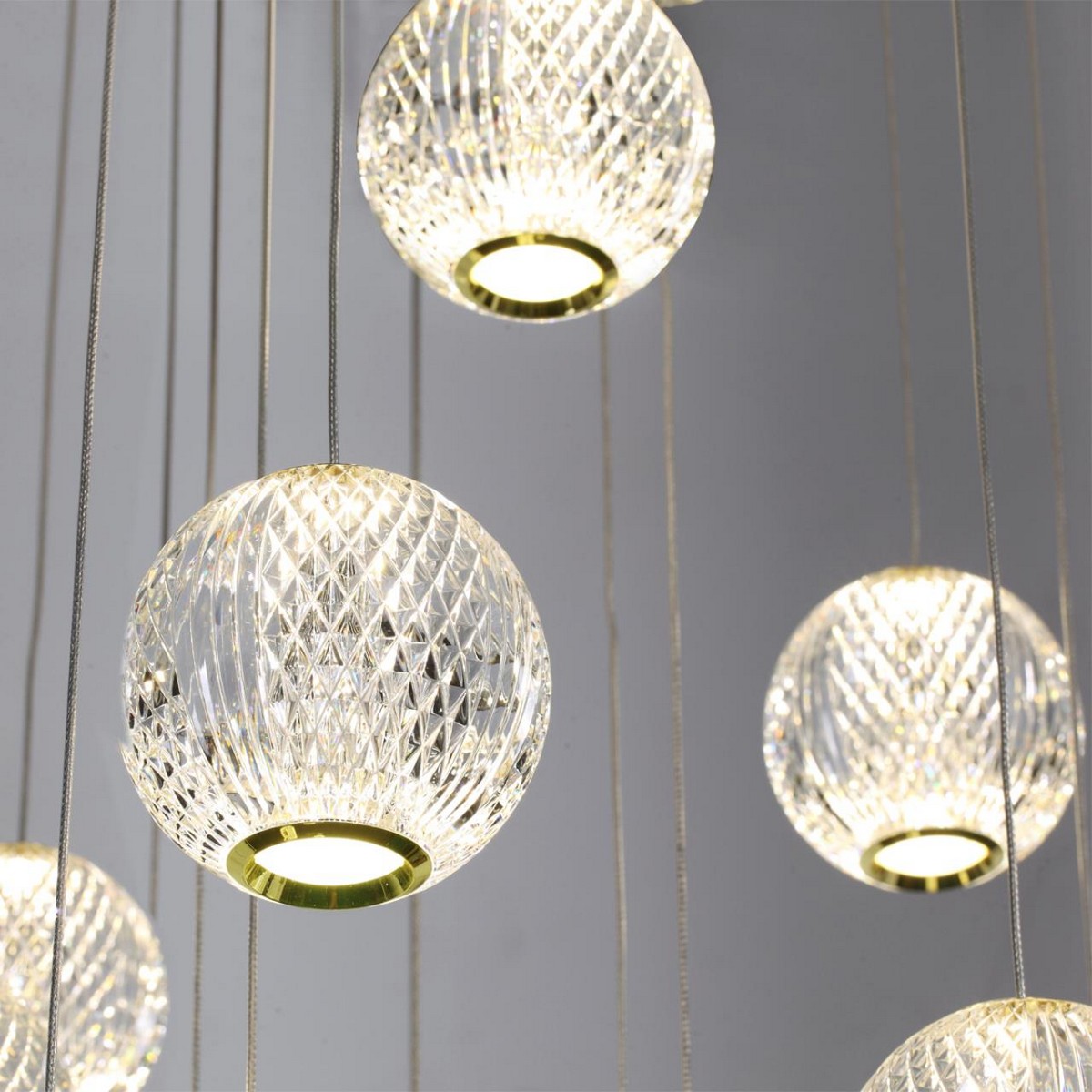 Люстры Люстра каскадная ODEON LIGHT 5008/120L CRYSTAL 