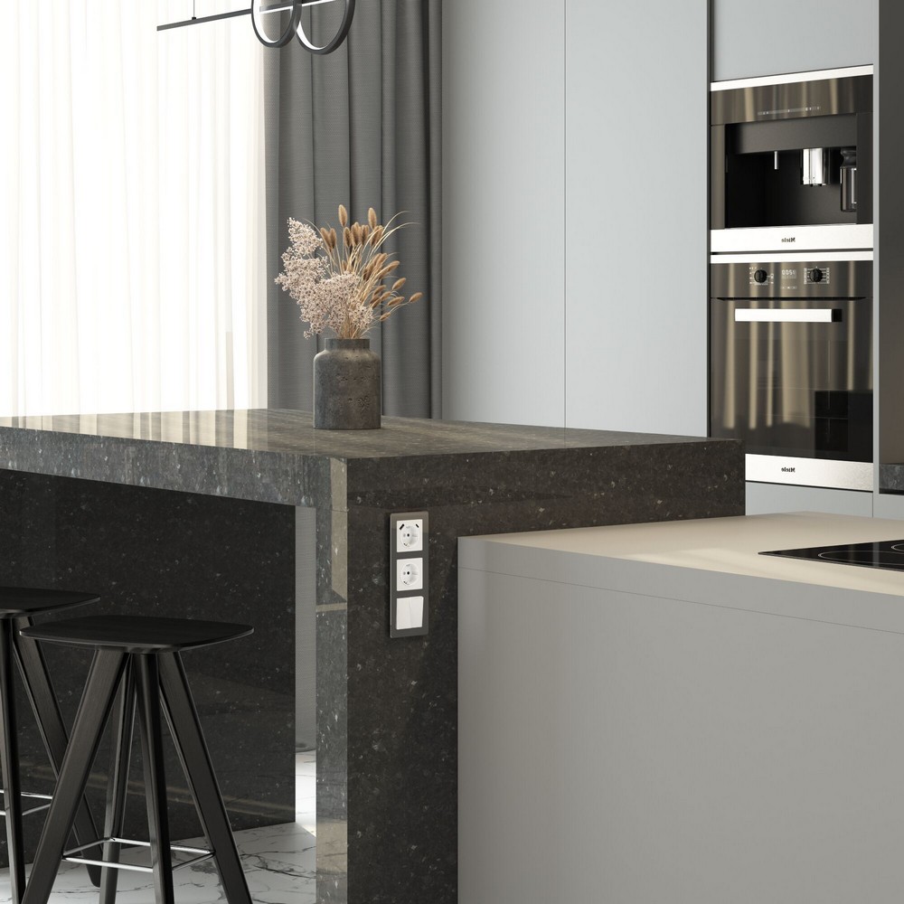 Werkel белый акрил Розетка Werkel с заземлением, шторками и USB тип A+C (белый акрил) W11717410