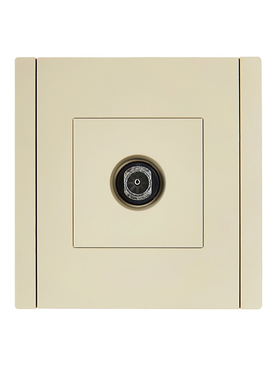 IEK FORTE&PIANO Ваниль Розетка IEK FORTE&PIANO Ваниль TV оконечная FP428