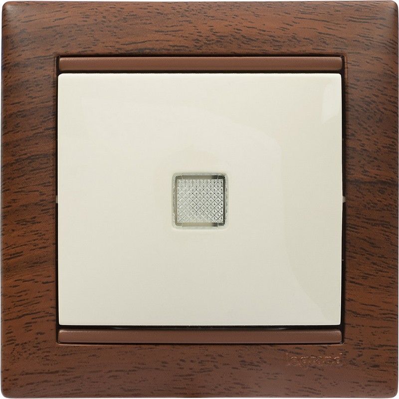 Legrand Valena Classic Кремовый Выключатель Legrand Valena Крем 1-клавишный с подсветкой 774310