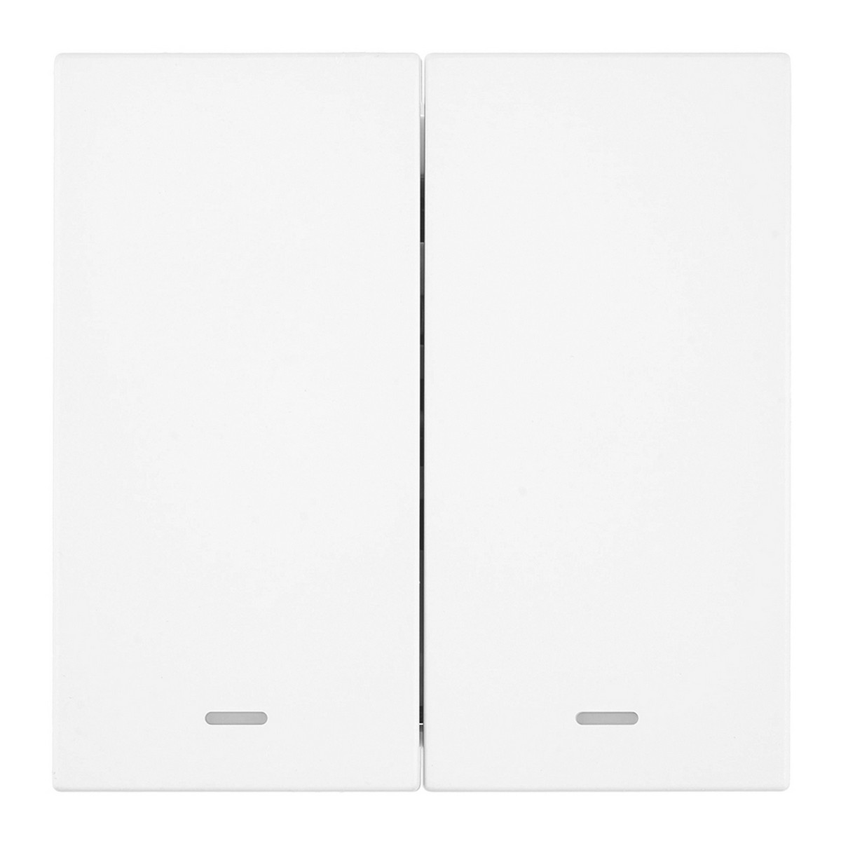 Мия - Розетки и выключатели Stekker Выключатель 2-клавишный c индикатором STEKKER Мия RSW10-3102-01 белая магнолия 50432