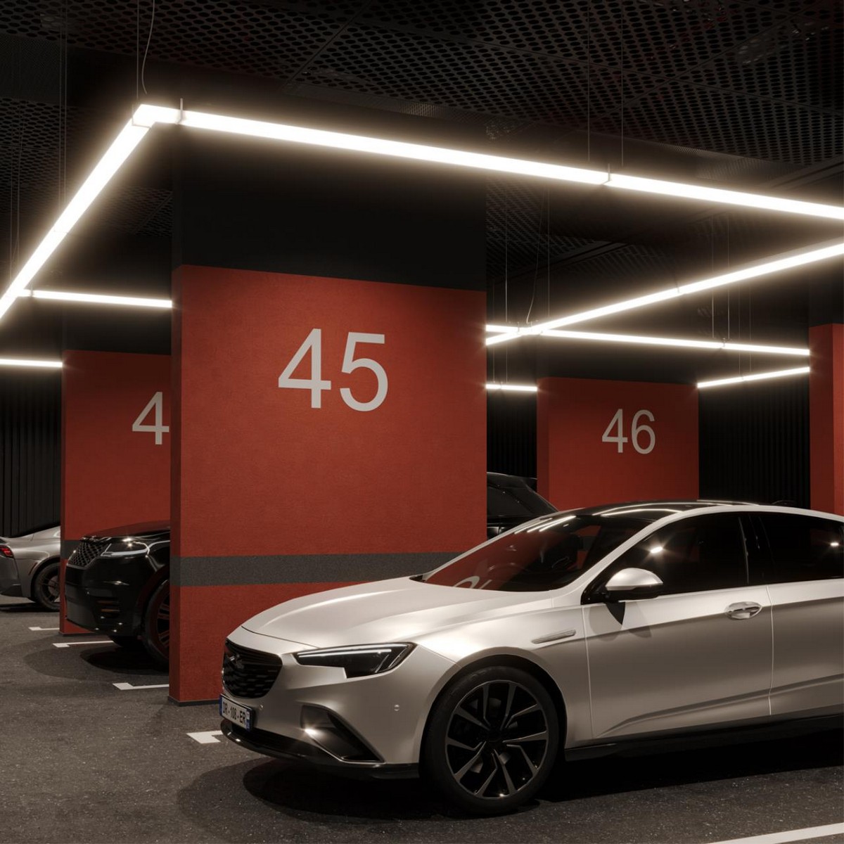 Линейные светодиодные светильники Светильник линейный светодиодный, в комплекте прямой соединитель, крепёжные планки, сетевой кабель 2 NOVOTECH 359828 BITS 