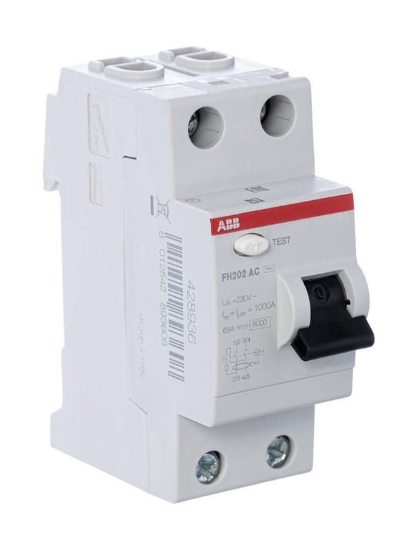 ABB УЗО ABB FH202 2P 40A 100mA (AC) 2CSF202006R2400 